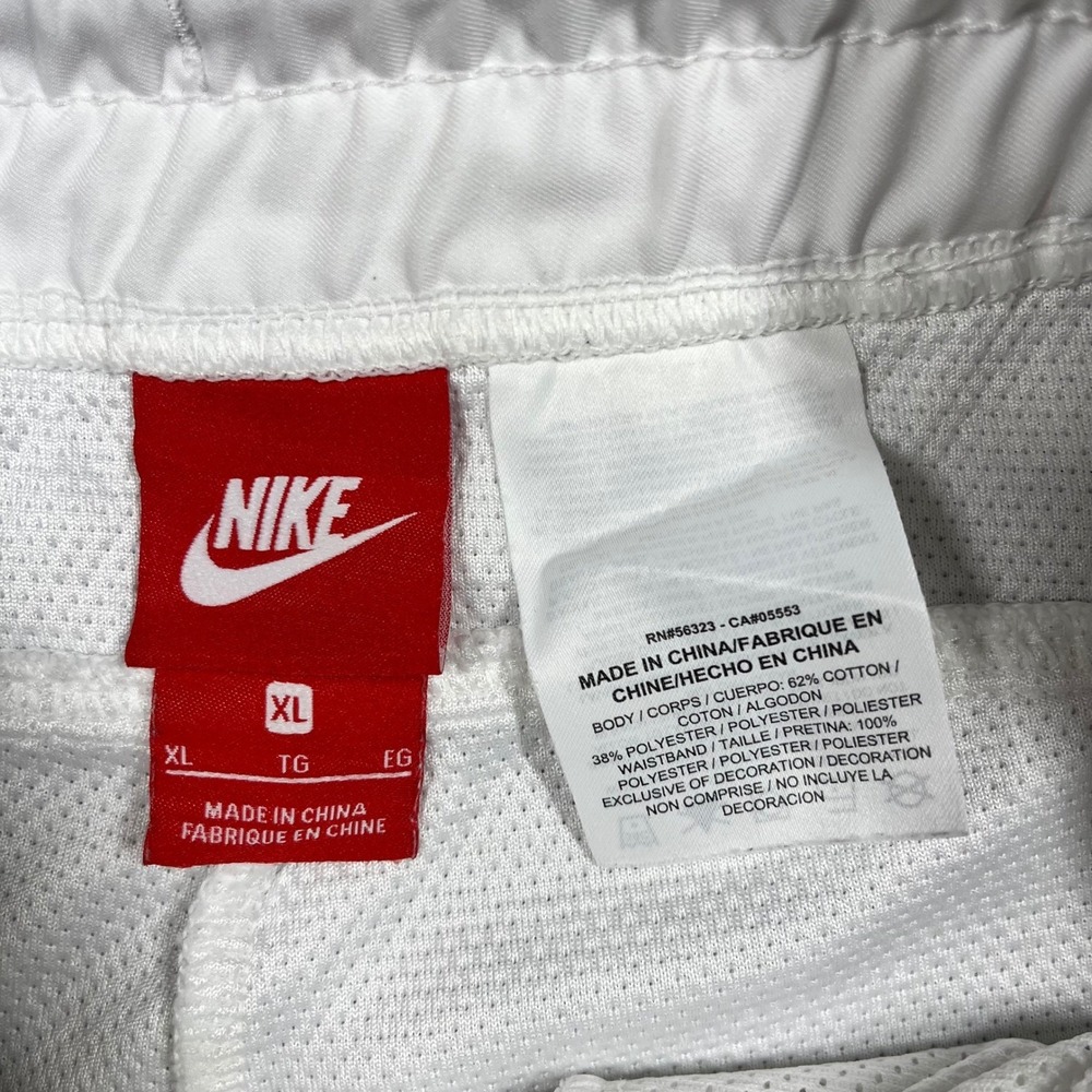 Nike Court Tennis Joggers Women's XL White Cotton Blend Mesh‎ Pants 894871-100 - Picture 11 of 14